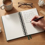 Segfly A5 Notebook, Grid, Hardcover, 120 Sheets/240 Pages, Spiral-bound, 100gsm, 5mm Paper, PU Leather Cover, Green, 21.3 x 14.5 cm