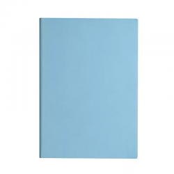 Flumus A5 Notebook, Lined 5.8 x 8.3 inches 100 Sheets/200 Pages PU Leather Cover College Ruled Subject Notebook-Blue   